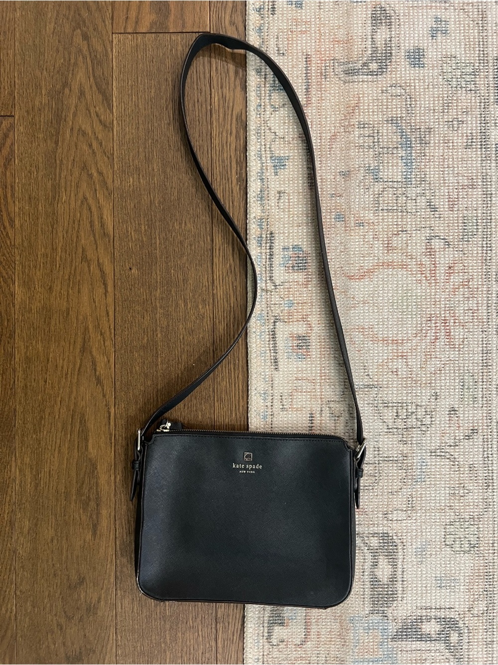 kate spade Black Leather Crossbody